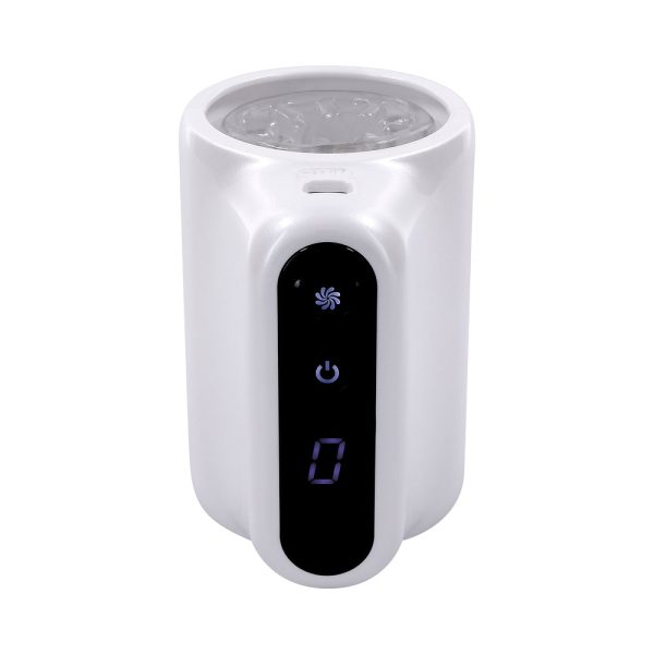 Playboy Spin Doctor Rechargeable Spinning Stroker TPE Sleeve White - Image 4