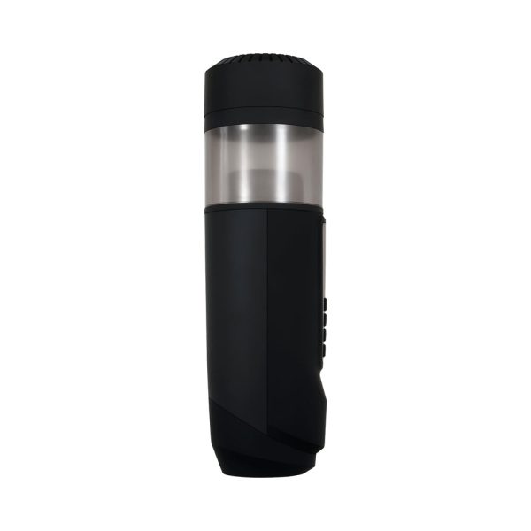 Gender X Message In A Bottle Rechargeable Thrusting Spinning Stroker with Suction Cup Base Black - Image 5