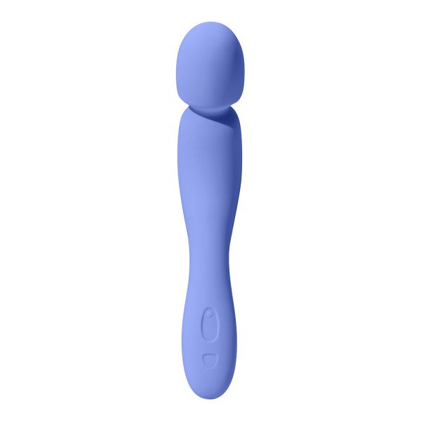 Dame Com Rechargeable Silicone Wand Vibrator Periwinkle - Image 3