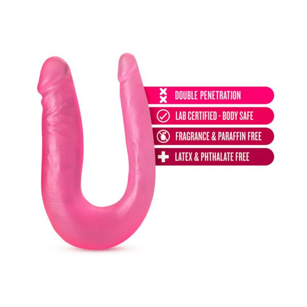B Yours Sweet Double Dildo 12.5 in. Pink - Image 3