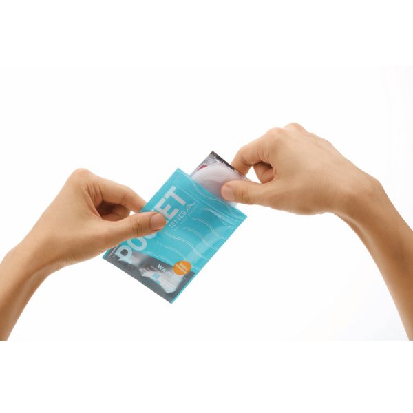 Tenga Pocket Masturbator Sleeve Wavy Line - Image 5