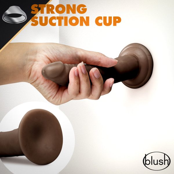 Dr. Skin Glide Realistic 7.5 in. Self-Lubricating Dildo Brown - Image 9