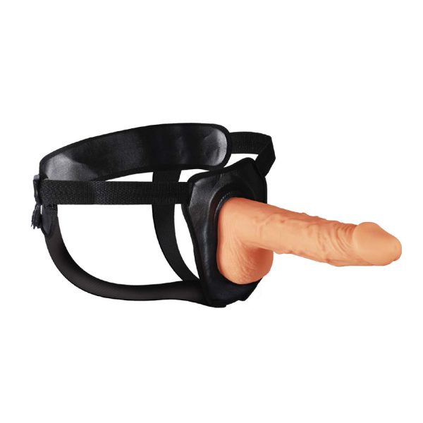 Erection Assistant Hollow Strap-On 9.5 in. White - Image 2