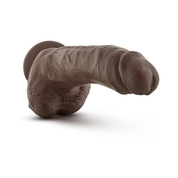 Coverboy The Mechanic Realistic 9 in. Dildo with Balls Brown - Image 4