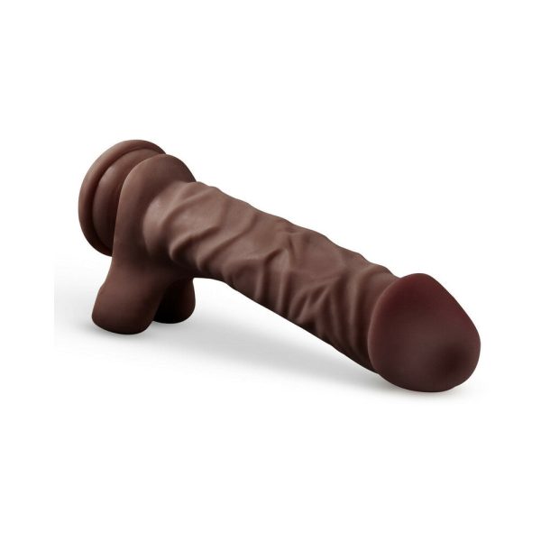 Loverboy The DJ Realistic 9 in. Dildo with Balls Brown - Image 5