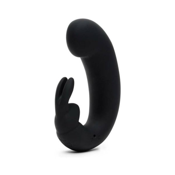 Fifty Shades of Grey Sensation Rechargeable Silicone G-Spot Rabbit Vibrator Black - Image 2