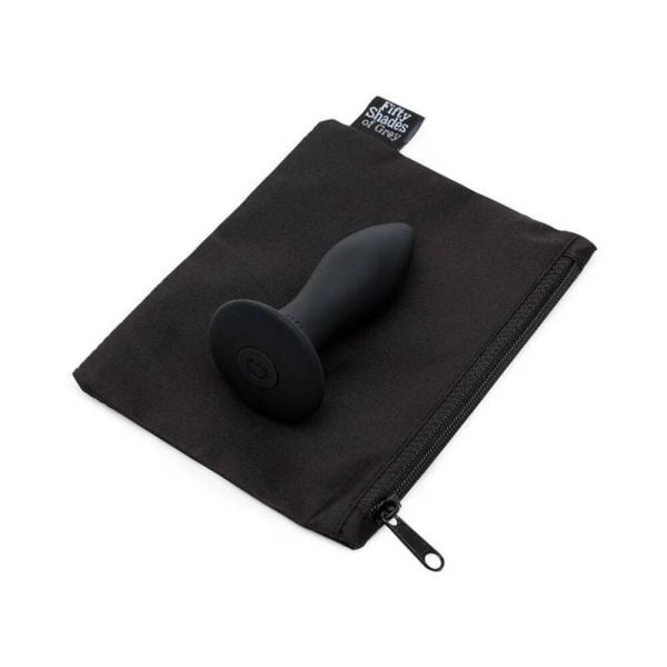 Fifty Shades of Grey Sensation Rechargeable Silicone Vibrating Butt Plug Black - Image 4