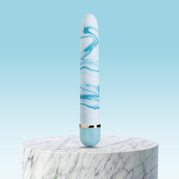The Collection Blueberry Haze Slimline Vibrator Blue - Image 7