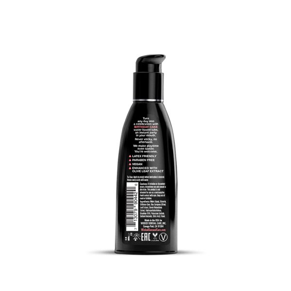 Wicked Aqua Birthday Cake Water-Based Lubricant 2 oz. - Image 2