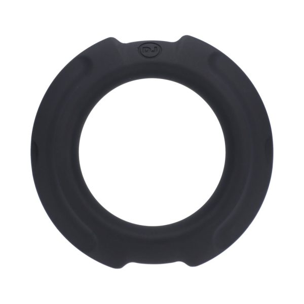 OptiMALE FlexiSteel Silicone, Metal Core Cock Ring 43 mm Black - Image 2