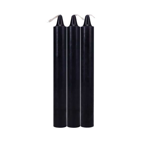 Japanese Drip Candles 3-Pack Black - Image 2