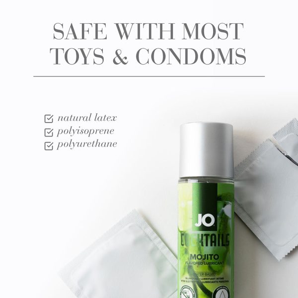 JO Cocktails Mojito Flavored Water-Based Lubricant 2 oz. - Image 4