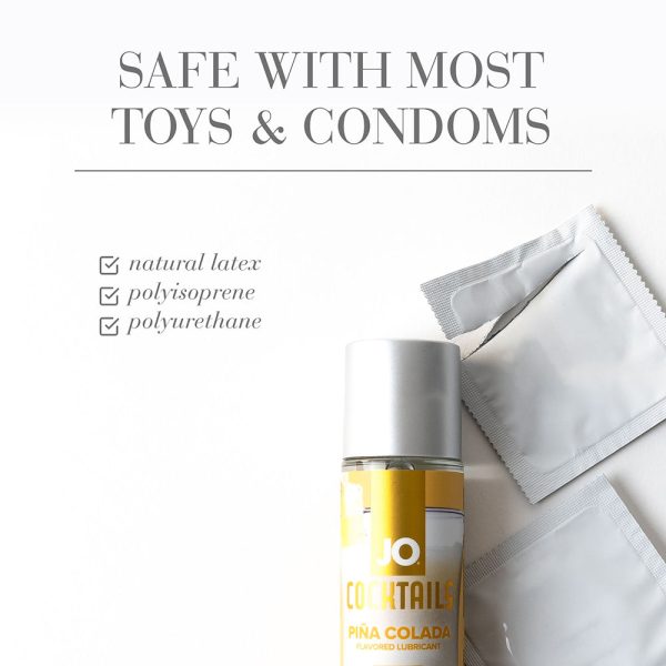 JO Cocktails Pina Colada Flavored Water-Based Lubricant 2 oz. - Image 4