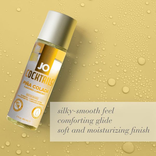 JO Cocktails Pina Colada Flavored Water-Based Lubricant 2 oz. - Image 5