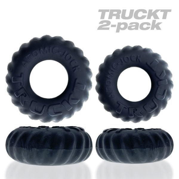 OxBalls Truckt 2-Piece Cockring Plus+Silicone Special Edition Night - Image 2