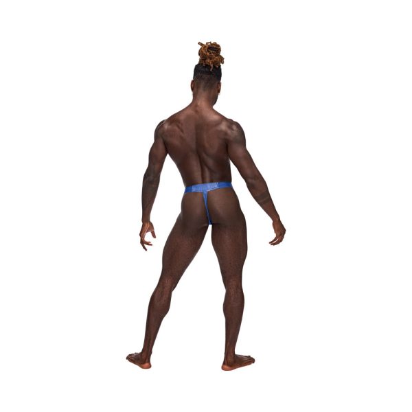 Male Power Sexagon Micro V Thong Royal L/XL - Image 4