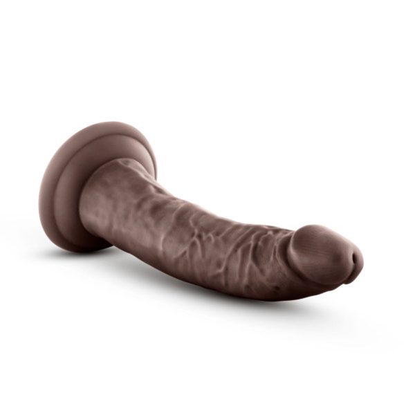 Au Naturel Jack 7 in. Posable Dual Density Dildo Brown - Image 2