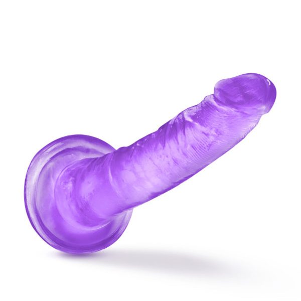 B Yours Plus Lust n'' Thrust 7 in. Dildo Purple - Image 2