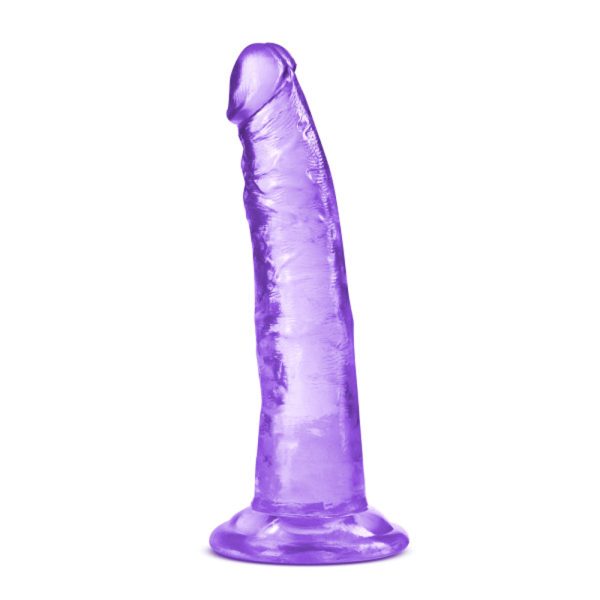B Yours Plus Lust n'' Thrust 7 in. Dildo Purple - Image 3