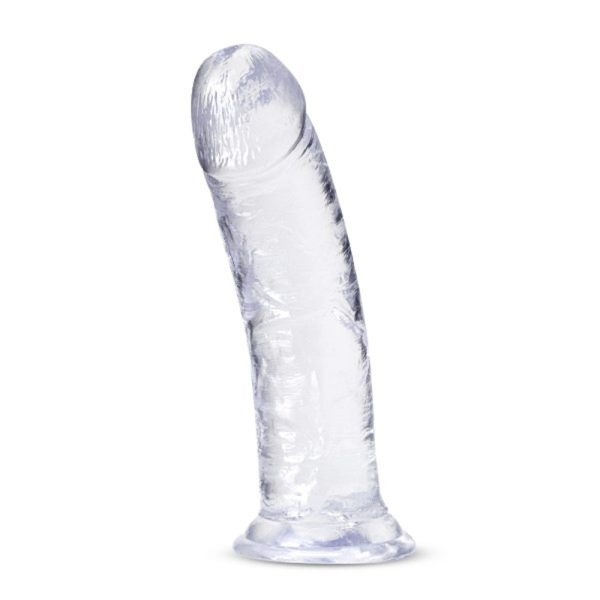 B Yours Plus Roar n'' Ride 8 in. Dildo Clear - Image 2