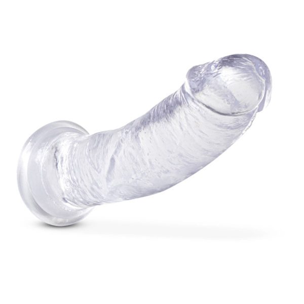 B Yours Plus Roar n'' Ride 8 in. Dildo Clear - Image 3