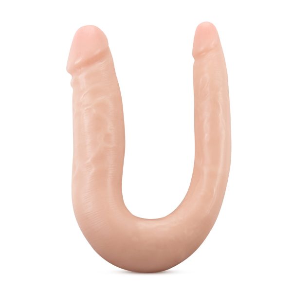 Dr. Skin Silicone Dr. Double Realistic 12 in. Dual-Ended Dildo Beige - Image 2