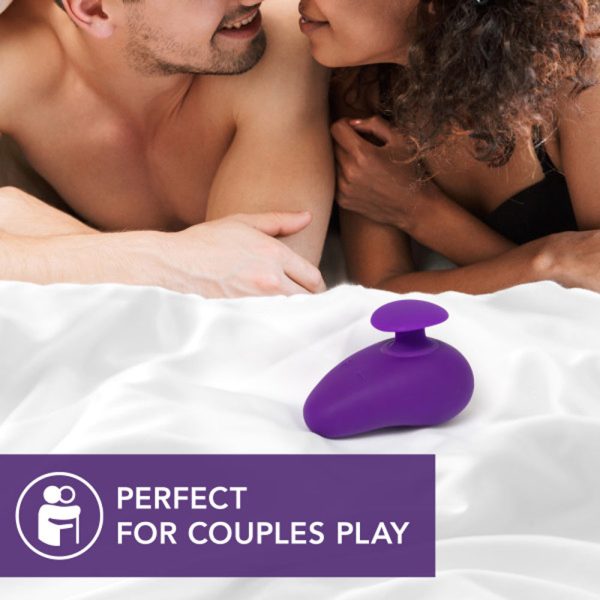 Wellness Palm Sense Rechargeable Silicone Vibrator Purple - Image 9