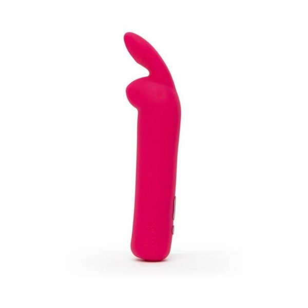 Happy Rabbit Rechargeable Silicone Bullet Vibrator With Ears Pink - Image 3