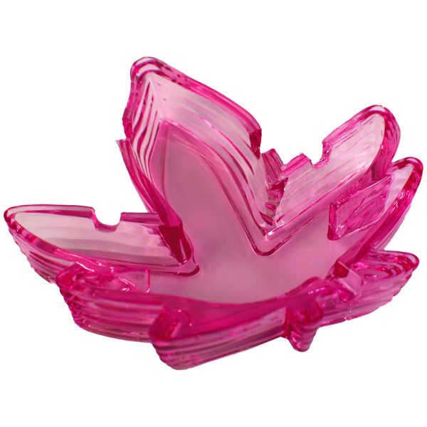Pot Leaf Ashtray Assorted Color 4-Pack - Image 4