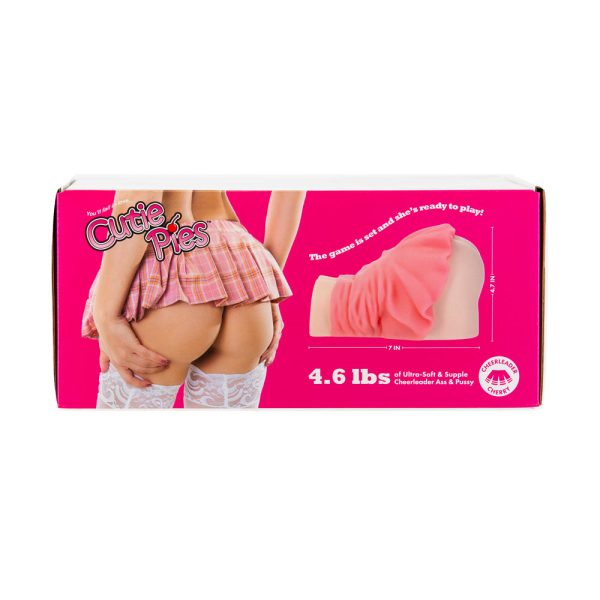 CutiePies Cheerleader Cherry Doggystyle Dual Entry Vagina & Ass Masturbator Beige - Image 5