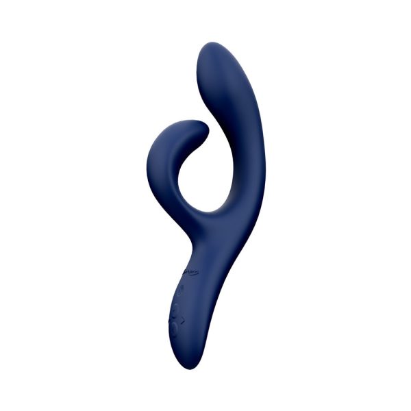 We-Vibe Nova 2 Rechargeable Flexible Silicone Rabbit Vibrator Midnight Blue - Image 7