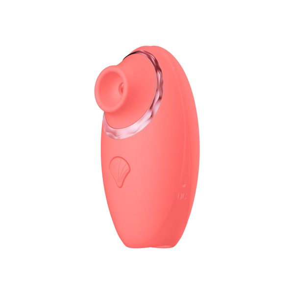 Luv Inc Tv11 Triple-Action Clitoral Vibrator Rechargeable Silicone 3-in-1 Stimulator Coral - Image 3