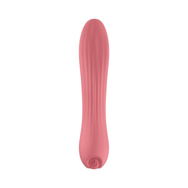 Luv Inc Tv23 Tongue Vibrator Rechargeable Silicone Coral - Image 3