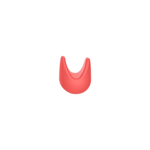 Luv Inc Op10 Orgasm Pen Rechargeable Pinpoint Vibrator with 3 Attachments Coral - Image 4