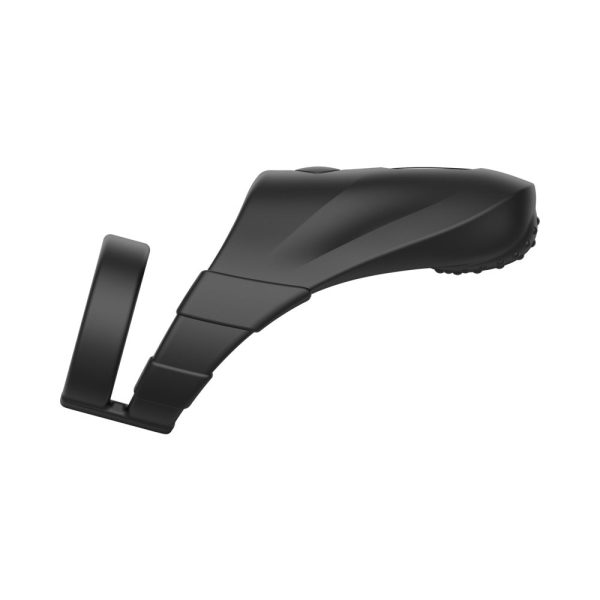 Forto F-48 Rechargeable Silicone Perineum Vibrating Double Cockring Black - Image 10