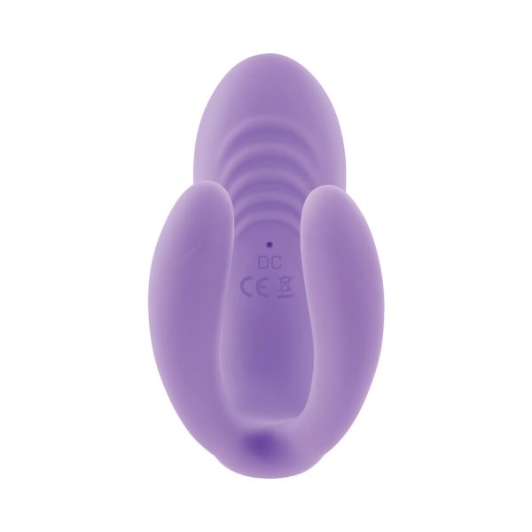 Evolved Petite Tickler Rechargeable Remote-Controlled Silicone Dual Stimulator Purple - Image 9