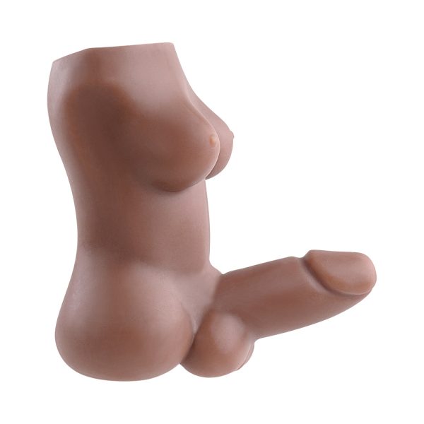 Gender X Complete Package Body Stroker With Shaft Brown 1lb - Image 3