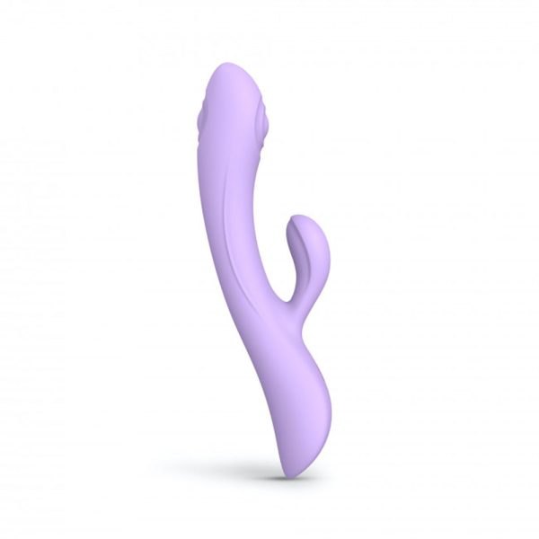 Love to Love Bunny & Clyde Rechargeable Tapping Rabbit Silicone Vibrator Viva Mauve - Image 8