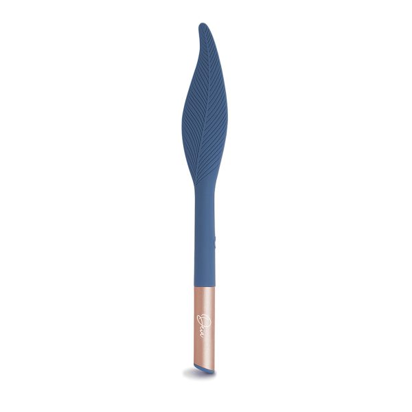 Deia The Feather Vibrating Tickler Silicone Blue - Image 3