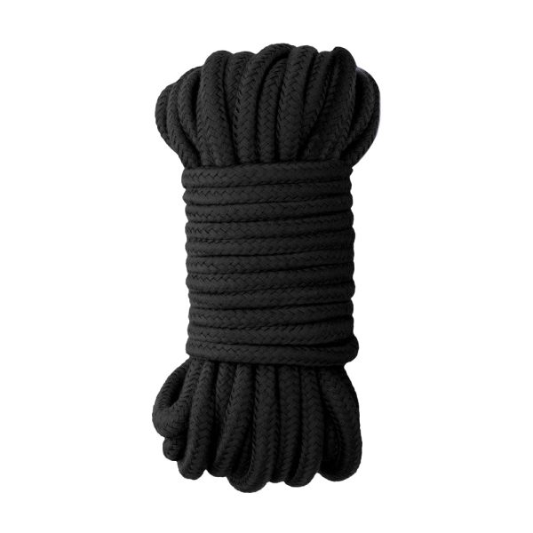 Ouch! Black & White Japanese Rope 10 m / 33 ft. Black - Image 2