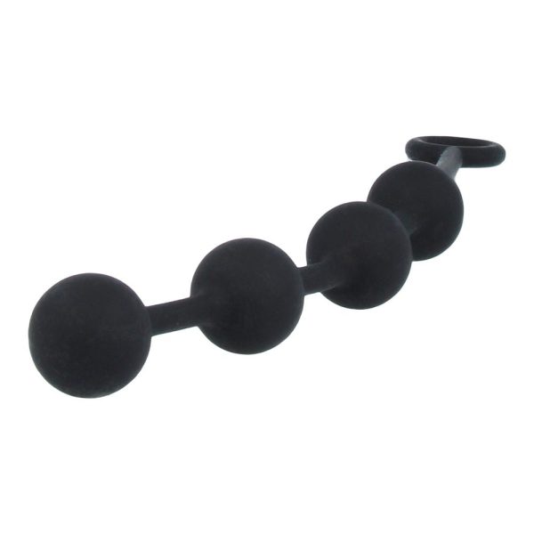 Nexus EXCITE Anal Beads Silicone Medium Black - Image 2