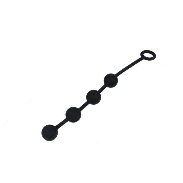 Nexus EXCITE Anal Beads Silicone Medium Black - Image 3