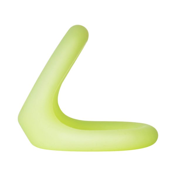 Forto F-22 Liquid Silicone Cock & Ball D-Ring Small Glow - Image 3