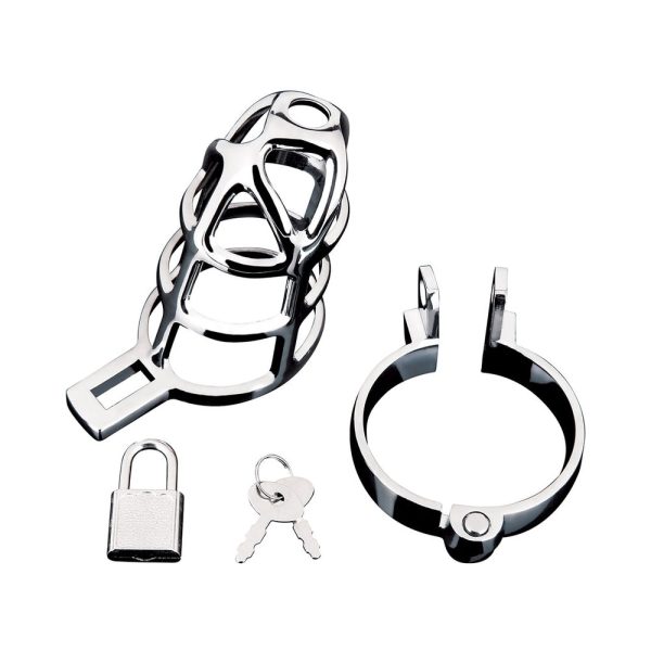 Blue Line Enslave Cock Cage - Image 5