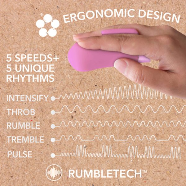 Blush Gaia Eco Delight Bullet Vibrator and Sleeve Purple - Image 5
