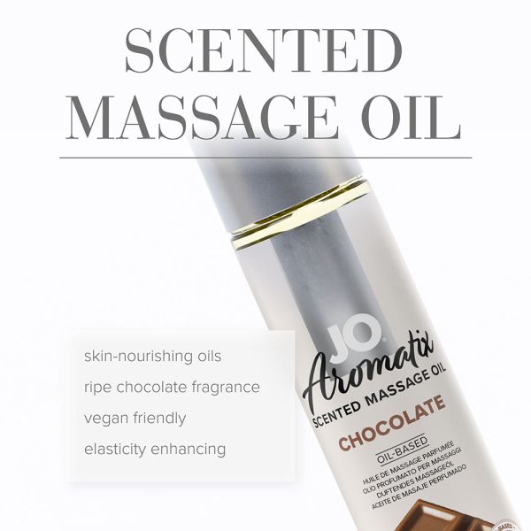 JO Aromatix Chocolate Scented Massage Oil 4 oz. - Image 4