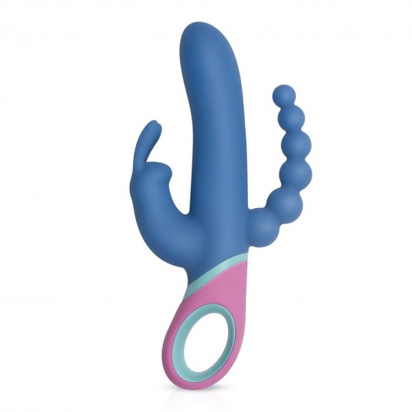 PMV20 Vice Double Vibrator Silicone Blue - Image 3