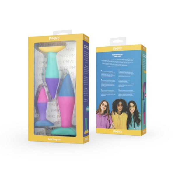 PMV20 Koda 3-Piece Butt Plug Set Multicolor - Image 2