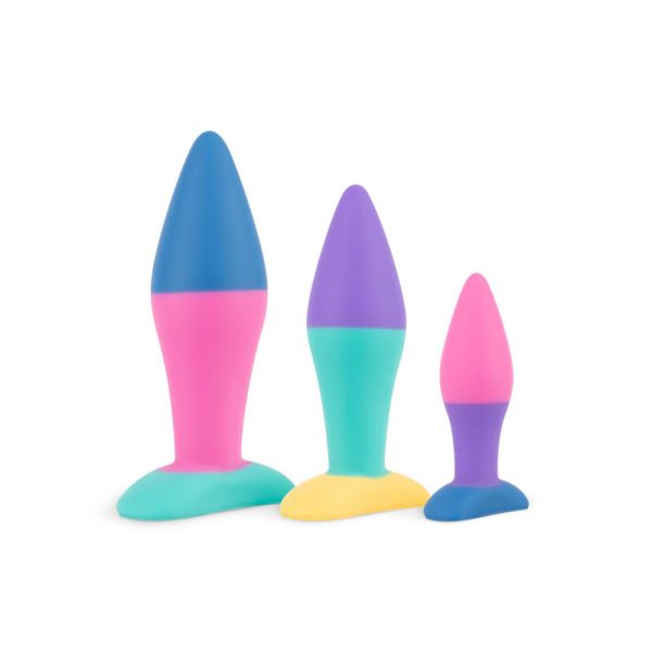 PMV20 Koda 3-Piece Butt Plug Set Multicolor - Image 5