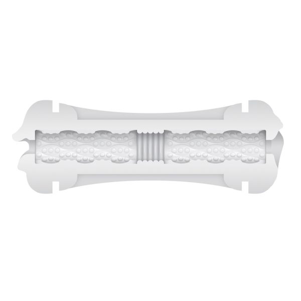 Zero Tolerance Double Dip Dual-Ended Realistic Stroker with Movie Download White - Image 2